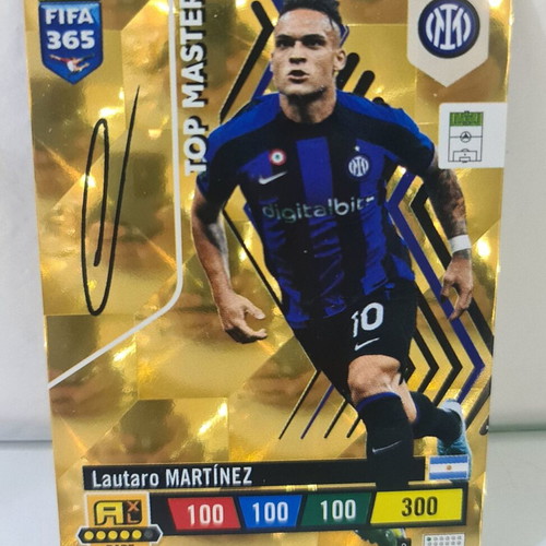Panini FIFA 365 Adrenalyn XL 2022-23 Top Master No9 card Lautaro Martinez like new - Inter Milan