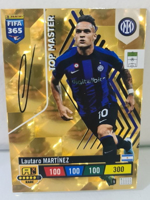 Panini FIFA 365 Adrenalyn XL 2022-23 Top Master No9 card Lautaro Martinez like new - Inter Milan