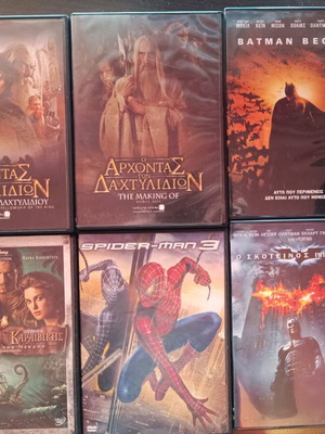 DVD movies like new with subtitles, various genres