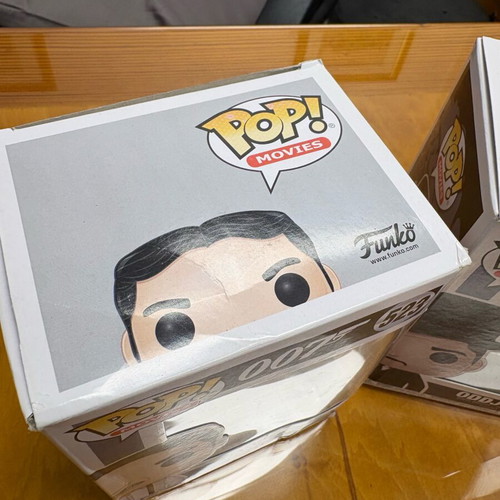 Funko Pop! 007 Oddjob 520, Blofeld 521 and Jaws 523 used, set of 3 figures