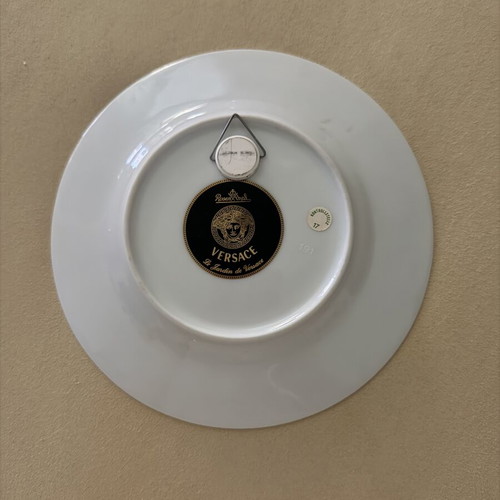 Rosenthal plate by Versace, diameter 18cm