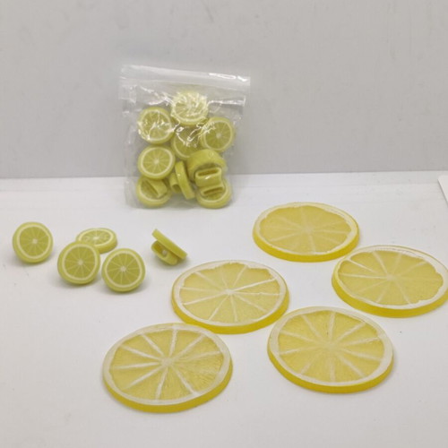 Decorative lemons new for crafts, 16 small and 5 large