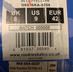Rollers skates size 42, used once