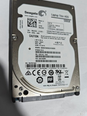 Seagate Laptop Thin HDD 500GB μεταχειρισμένο, SATA 2.5 ιντσών
