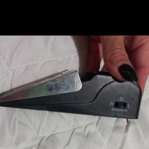 Door wedge with alarm unused