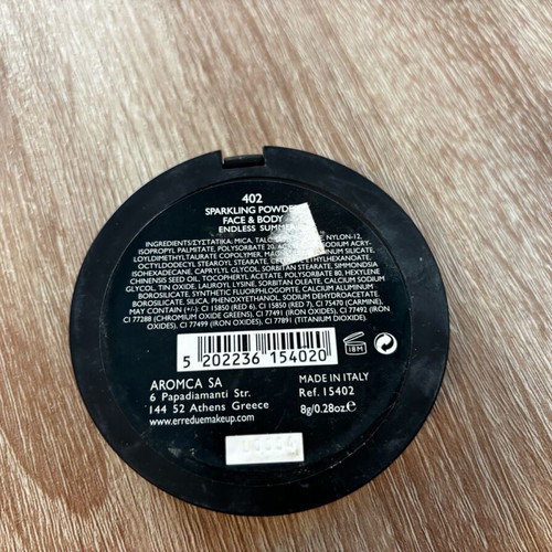 Erre Due sparkling powder no 402 new and unused
