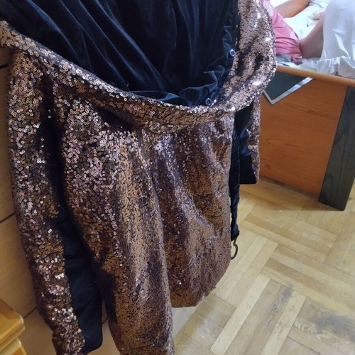 Long brown jacket, size L