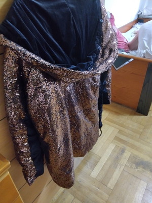 Long brown jacket, size L