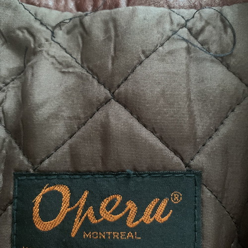 Leather coat ceramic color genuine leather, size 13/14 (S/M)