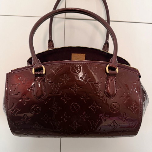 Louis Vuitton Vernis Sherwood Bordeaux handbag like new