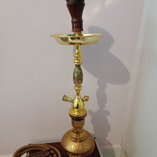 Ager Hookah 64cm like new in case with one hose outlet
