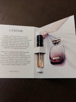 Nina Ricci L' Extase Eau de Parfum Tester Δείγμα 1,5 ml καινούργιο