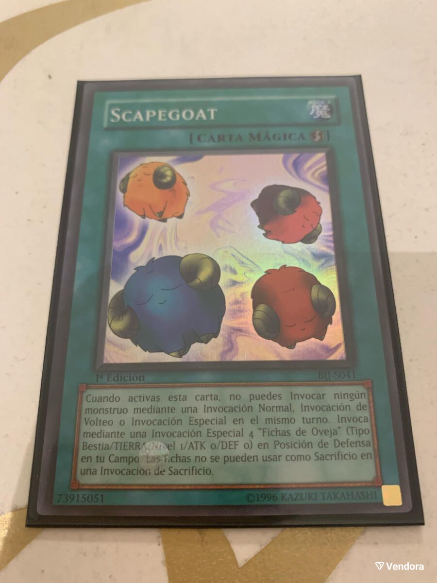 scapegoat yugioh card price Amazon.com: Yu-Gi-Oh! - Scapegoat (SDJ-041) - Starter Deck Joey - 1st  Edition main image 0