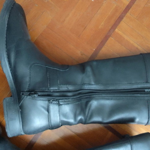 Geox leather boots size 36 like new, black