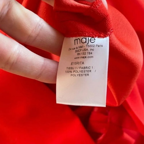 Maje dress in red size S used