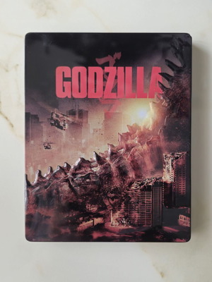 Godzilla 2014 3D Steelbook Blu-Ray like new