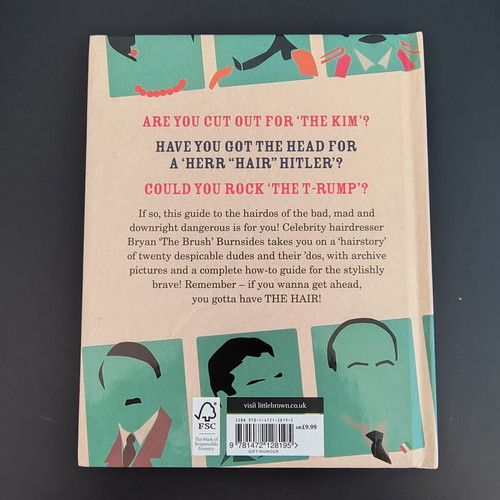 Cut It Out book like new, English, dictators' hairstyles