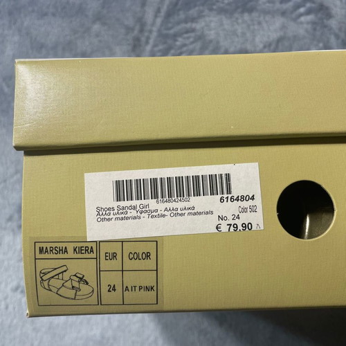 Michael Kors kids sandals like new, size 24, pink