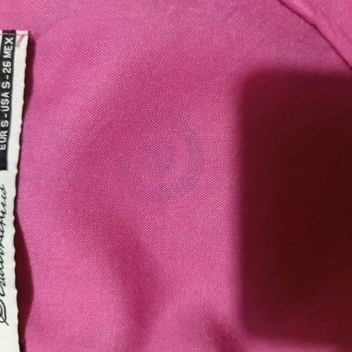 Stradivarius blouse pink like new, short sleeve with ruffles