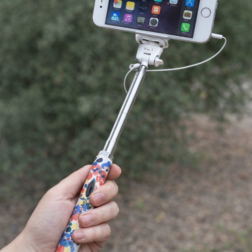 Selfie stick Cath Kidston like new with floral handle