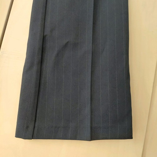 Fabric pants s/m black with subtle brown stripe like new
