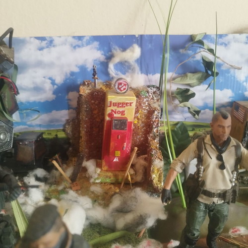 Call of Duty MacFarlane diorama with Seraph, Frank Woods, Soap, Ghost, and more, like new