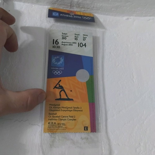 Olympic Games 2004 Tickets New, Set of 11