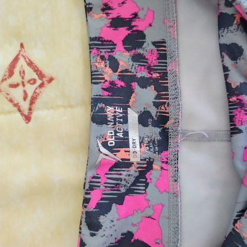 Old Navy leggings XL like new, multicolor
