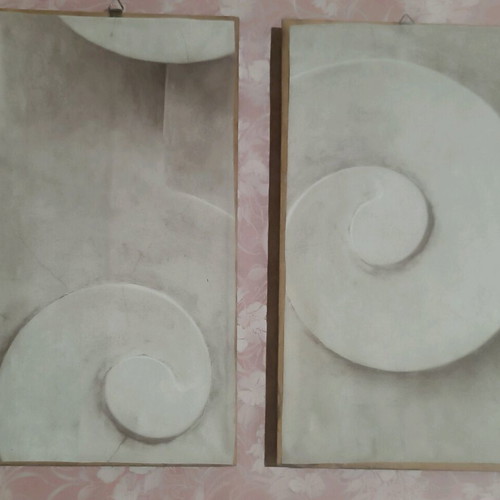 Modern Diptych 'Enosi Kai Diaspasi' Custom Order