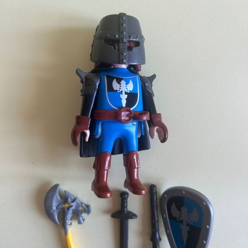 Playmobil Knights figure with weapons
