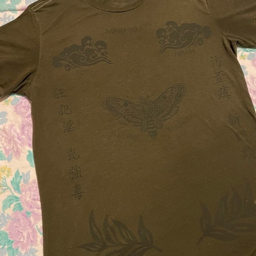 Replay T-shirt used size M in khaki color