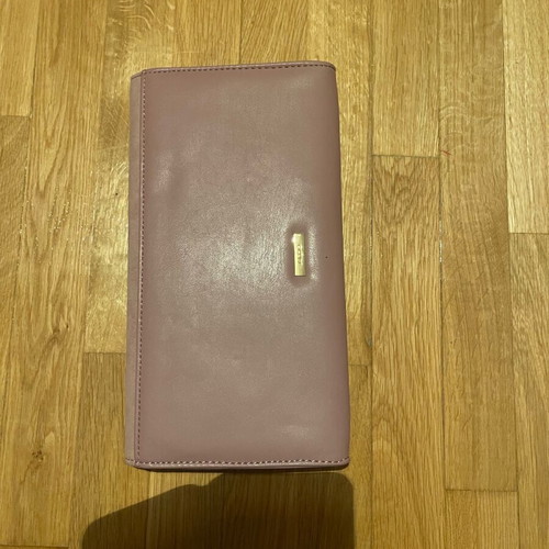 Aldo clutch like new with gold chain and suede