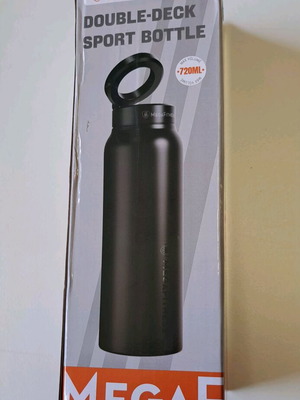 MegaFitness Double-Deck Sport Bottle 720ml thermos new