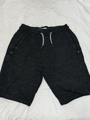 Zara shorts, dark grey and black, small size, zipped pockets
