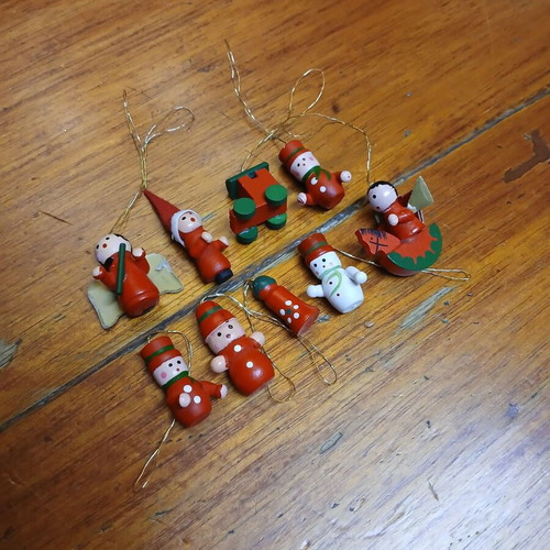 Mini Christmas ornaments used