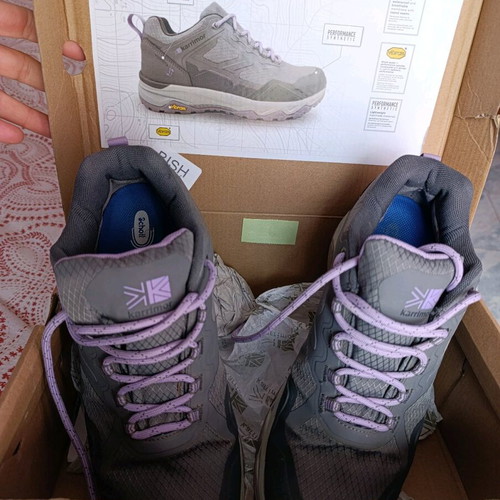Karrimor Spiral Ladies Waterproof Hiking Shoes like new, Vibram sole, size 40