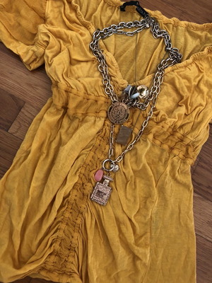 Annarita N blouse with organza design, new, size S