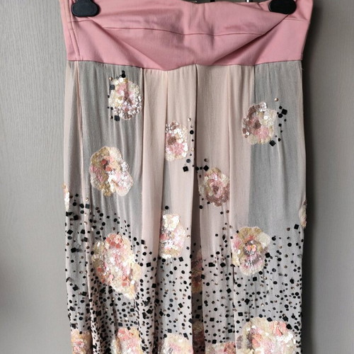 Pinko women's strapless dress like new, size M, pink