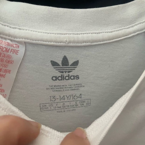 Adidas men's T-shirt XS, white