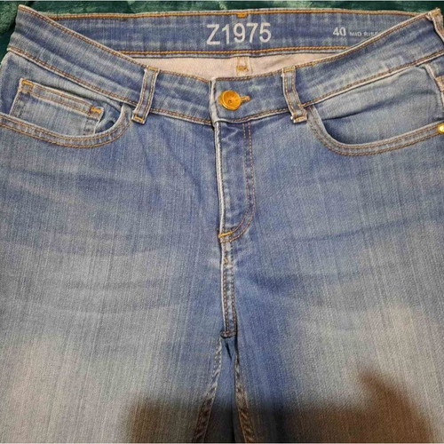 Zara Basic Denim Z1975 women's jeans size 40 like new, blue