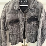 Ayios cropped jacket, grey, one size