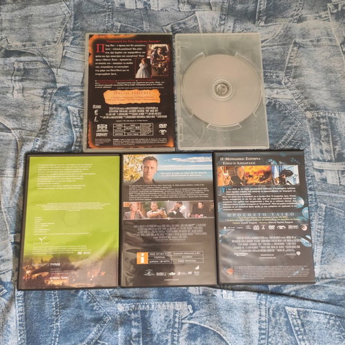 DVD movie pack of 5 films like new with Greek subtitles