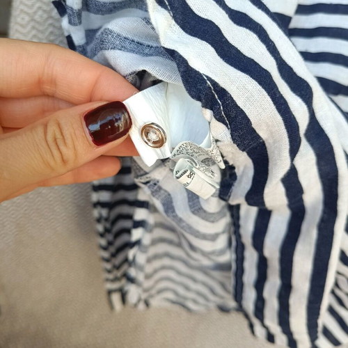 Striped blue and white mariniere shirt Zara like new
