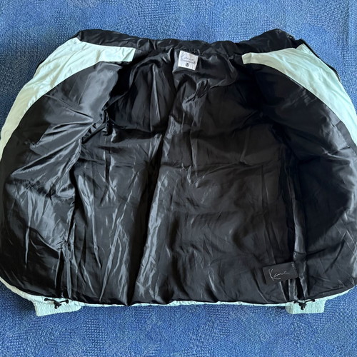 Karl Kani Retro Essential Puffer Jacket, black and blue, M-L