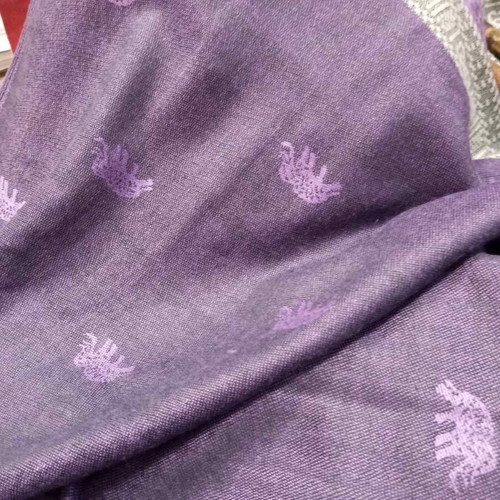 Traditional handmade pashmina scarf from silk and cashmere, new