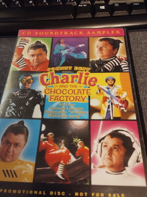 Charlie and the Chocolate Factory CD soundtrack sampler like new
