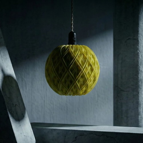 GeoSphere Lamp new 3D printed pendant light