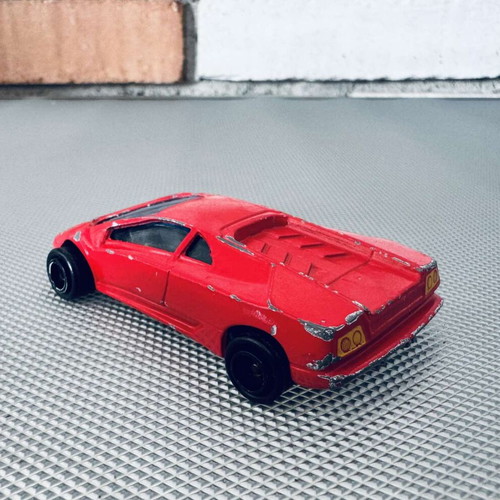 Majorette Lamborghini Diablo vintage toy car used, scale 1:58