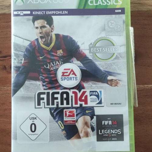 Fifa 14 Xbox 360 game like new German edition