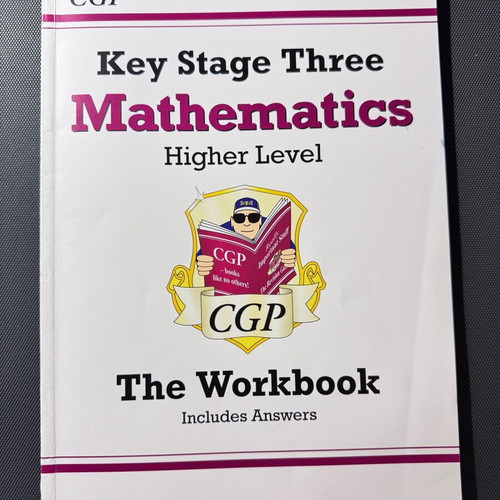 KS3 Maths Workbook Higher Level includes answers brand new